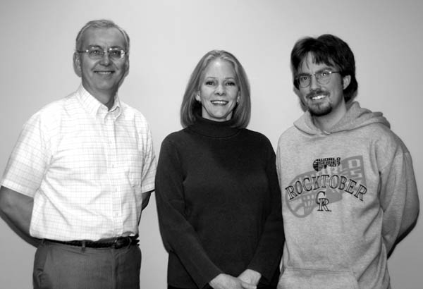 Elected to the Organization of Westside Neighbors (OWN) board Jan. 10 were incumbents Welling Clark (left) and 
Bunny Blaha and new member Travers Jordan. At the Jan. 24 OWN board meeting, Clark  was elected president for a third year and Blaha named secretary.
Westside Pioneer photo