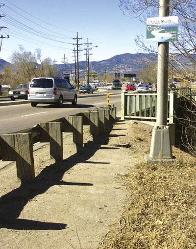 The current Highway 24 bridge over Fountain Creek (between 8th St. and I-25)
Westside Pioneer photo