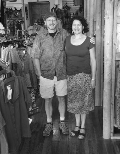 Piramide owners Tom and Cyndi Fallon stand inside their new Piramide Boutique store at 2516 W. Colorado Ave. 
Westside Pioneer photo
