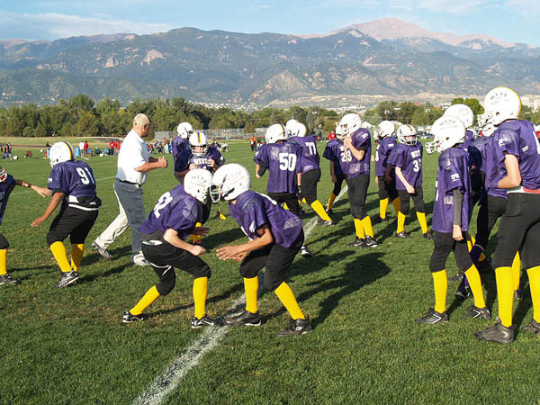 This is the first year for tackle football at Holmes (above) and West (below) middle schools.
Westside Pioneer photo (above); courtesy of Rosa Medellin (below)